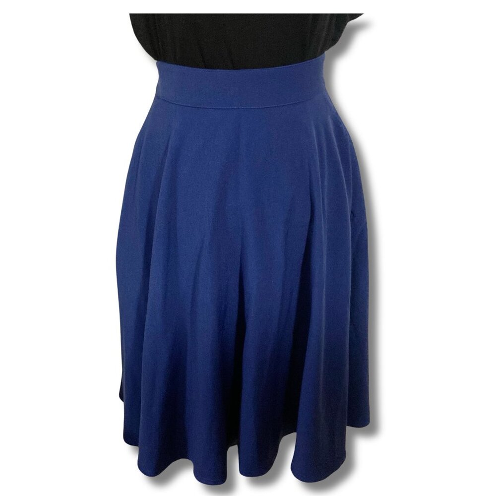 ROCK STEADY Royal Blue Sheila Swing Skirt NWOT ~ Vintage 1950s style XS SMALL